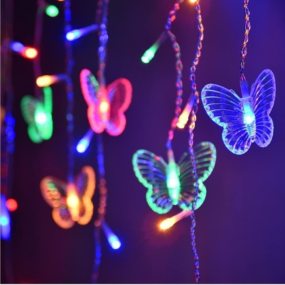 Butterfly LED String Lights Color Fairy Lights for Bedroom, Dorm or Party Décor